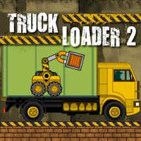 Truck Loader 2,Handle a robot built to carry cargo into trucks, controlling its movement and its mechanical arm, which is able to hold metallic objects through a powerful magnet.