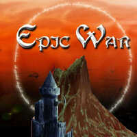 Epic War,Epic War is a Strategy game. You can play Epic War in your browser for free. Defend your castle against orcs, goblins and dragons and survive the enemy onslaught. Send your own forces and destroy the opposing fortress. Press cursor up/down to aim your arrows. Use your mouse to scroll the screen or press arrow left/right. This is the Epic War!